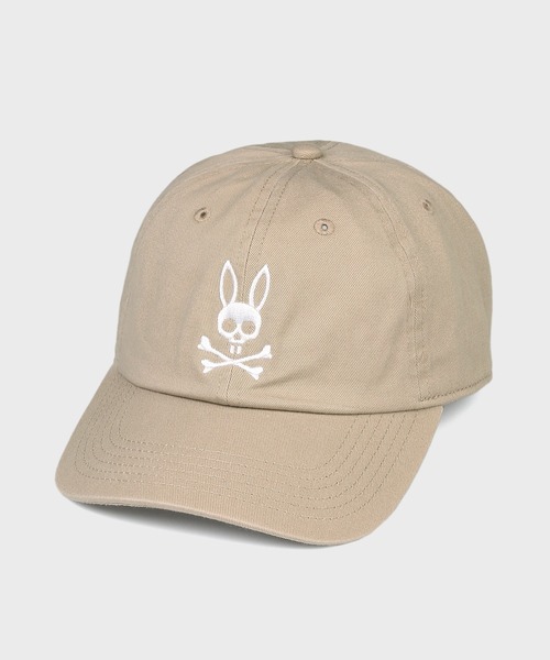 Psycho Bunny(サイコバニー)の「ツイルベースボール キャップ(キャップ・メンズ・ブラック/ライトグレー/ベージュ・FREE)」の9枚目の写真