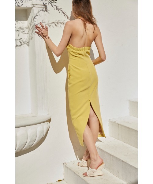 Before Sunset Dress オフショルカットワークドレス（ワンピース
