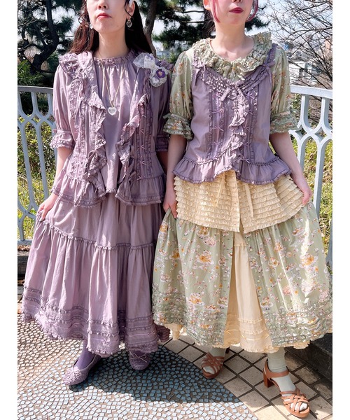 PINK HOUSE（ピンクハウス）の「ローンフリルケープ（ストール