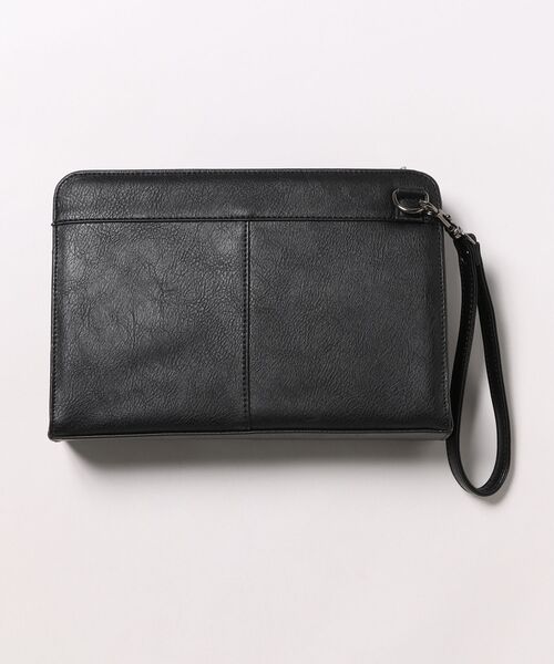 NAUGHTIAM（ノーティアム）の「【SONNE /ゾンネ】セカンドバッグ（クラッチバッグ・メンズ・ネイビー/ブラック・FREE）」の3枚目の写真