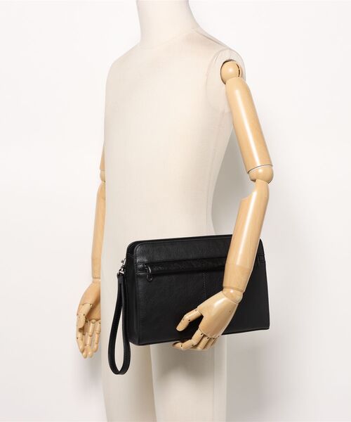 NAUGHTIAM（ノーティアム）の「【SONNE /ゾンネ】セカンドバッグ（クラッチバッグ・メンズ・ネイビー/ブラック・FREE）」の6枚目の写真