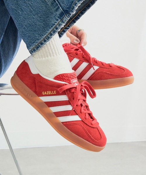 adidas(アディダス)の「【adidas】GAZELLE INDOOR(スニーカー・レディース・ブラック/レッド/グリーン/ブラウン/カーキ・23cm/23.5cm/24cm/24.5cm/25cm/25.5cm/26cm/26.5cm/27cm/27.5cm)」の5枚目の写真