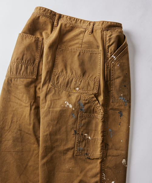 JOURNAL STANDARD J.S HOMESTEAD（ジャーナルスタンダードホームステッド）の「J.S.Homestead / グランジャン チノ ペインター パンツ（チノパンツ・メンズ・ブラック/ブラウン・MEDIUM/LARGE）」の13枚目の写真