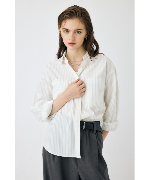 セール】STRIPE COLOR シャツ（シャツ/ブラウス）｜MOUSSY