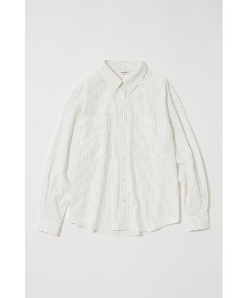 MOUSSY（マウジー）の「STRIPE COLOR シャツ（シャツ/ブラウス・レディース・ブルー/ホワイト/イエロー・FREE）」の6枚目の写真