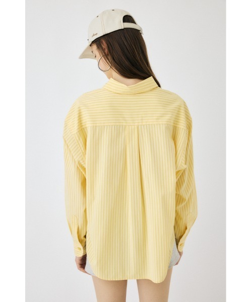 MOUSSY（マウジー）の「STRIPE COLOR シャツ（シャツ/ブラウス・レディース・ブルー/ホワイト/イエロー・FREE）」の14枚目の写真
