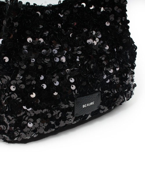 Beau're(ヴュレ)の「BEAURE Sequined Mini ショルダー Bag(ショルダーバッグ・レディース・シルバー/ブラック・FREE)」の6枚目の写真