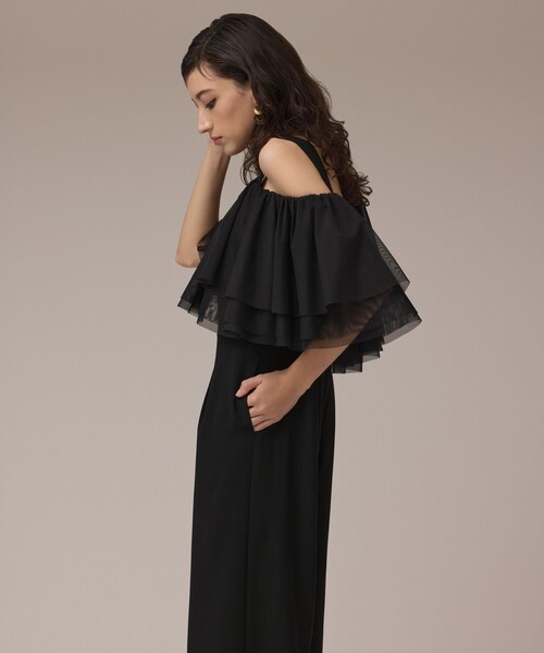 フリルケープサロペット（サロペット/オーバーオール）｜GRACE