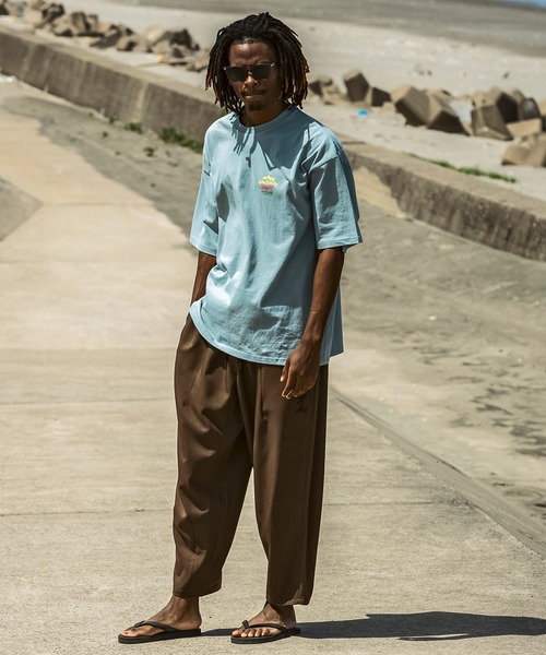 Mark Gonzales（マーク・ゴンザレス）の「【WEB・直営店限定】MARK GONZALES ARTWORK COLLECTION(マーク ゴンザレス)パームツリー刺繍 ワイドパンツ バルーンパンツ（その他パンツ・メンズ・ブラウン/ブラック・M/L/XL）」の19枚目の写真