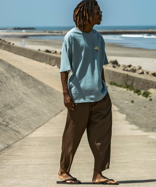 Mark Gonzales（マーク・ゴンザレス）の「【WEB・直営店限定】MARK GONZALES ARTWORK COLLECTION(マーク ゴンザレス)パームツリー刺繍 ワイドパンツ バルーンパンツ（その他パンツ・メンズ・ブラウン/ブラック・M/L/XL）」の20枚目の写真