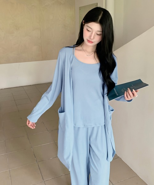 セール】カップ付き3点セットルームウェア（ルームウェア/パジャマ