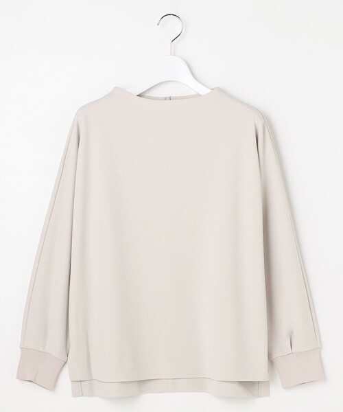 J.PRESS（ジェイプレス）の「ジョーゼットダンボール ボトルネック カットソー（Tシャツ/カットソー・レディース・パープル系/ライトグレー系/グレー系・T13）」の10枚目の写真