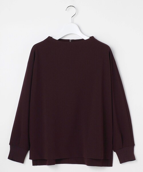 J.PRESS（ジェイプレス）の「ジョーゼットダンボール ボトルネック カットソー（Tシャツ/カットソー・レディース・パープル系/ライトグレー系/グレー系・T13）」の12枚目の写真