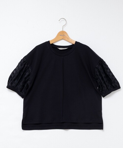 NOLLEY’S(ノーリーズ)の「ドットシアーパフスリーブカットソー(Tシャツ/カットソー・レディース・ホワイト/ブラック・38)」の20枚目の写真