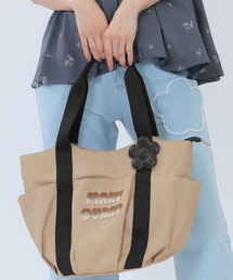 【新品】MARY QUANT カスタムメイド　レザー　バッグ　ベージュ MARY QUANT マリークワント カスタムメイドレザー ハンドバッグ