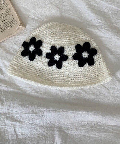 UP START(アップスタート)の「【LAMPOON】ニットハット(ハット・レディース・ブラック/ブラウン/ホワイト・FREE)」の7枚目の写真