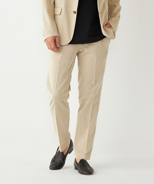 SHIPS Colors:〈洗濯機可能〉シャリル ジャージー イージー スラックス