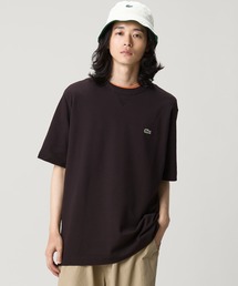L.12.12アレンジ ガゼット付き鹿の子地 半袖Tシャツ