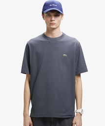 L.12.12アレンジ ガゼット付き鹿の子地 半袖Tシャツ