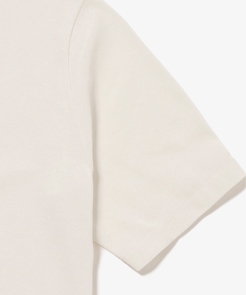 LACOSTE(ラコステ)の「L.12.12アレンジ ガゼット付き鹿の子地 半袖Tシャツ(Tシャツ/カットソー・メンズ・ブラック/レッド系その他/オフホワイト/チャコールグレー/ブラウン系その他/ダークアッシュ・5/3/4/2)」の16枚目の写真