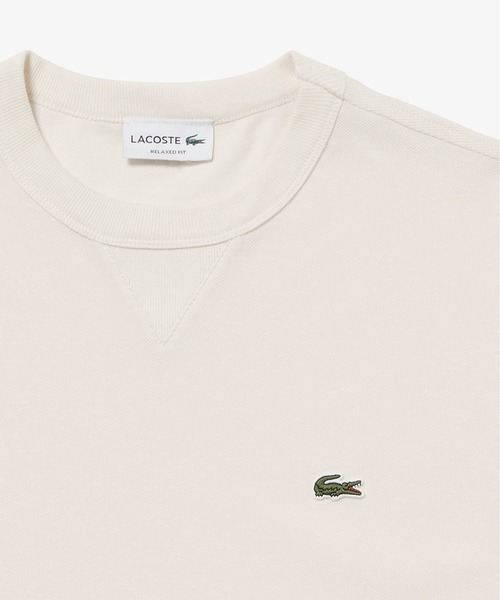 LACOSTE(ラコステ)の「L.12.12アレンジ ガゼット付き鹿の子地 半袖Tシャツ(Tシャツ/カットソー・メンズ・ブラック/レッド系その他/オフホワイト/チャコールグレー/ブラウン系その他/ダークアッシュ・5/3/4/2)」の13枚目の写真