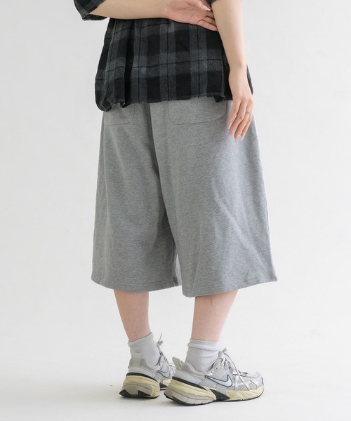 EPNK】Vertical tuck sweat shorts / バーティカルタックスウェット