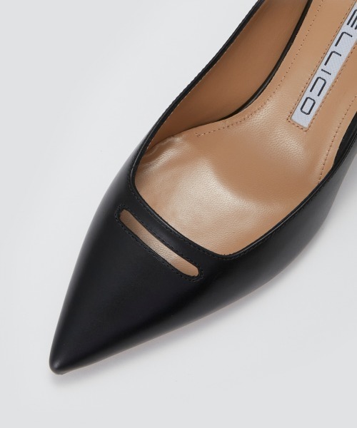 ペリーコ　アネッリ スムースパンプス BLACK ANIMA サイズ39 PELLICO スムース パンプス 6.5cm BLACK パンプス AMAN ONLINE