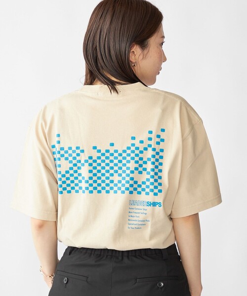 SHIPS（シップス）の「【WEB限定】SHIPS: SHIPS Co. デザイン プリント Tシャツ（Tシャツ/カットソー・メンズ・ホワイト/ベージュ/ネイビー/ロイヤルブルー・SMALL/MEDIUM/LARGE/X-LARGE）」の3枚目の写真
