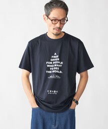 SHIPS | 【WEB限定】SHIPS: SHIPS Co. デザイン プリント Tシャツ(Tシャツ/カットソー)