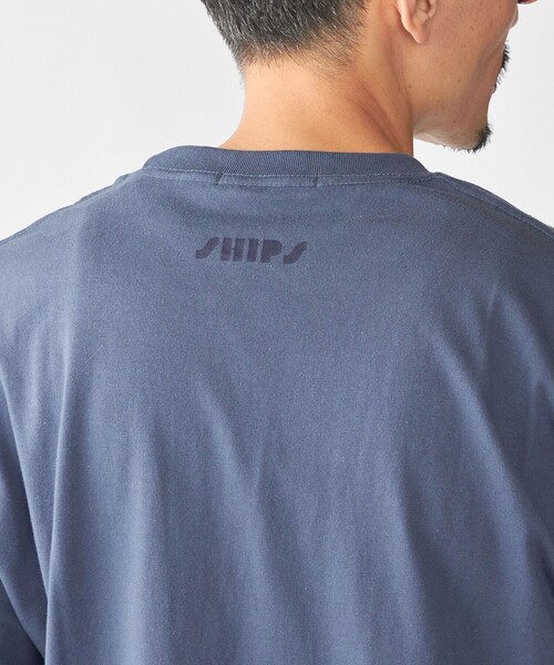 SHIPS（シップス）の「【WEB限定】SHIPS: SHIPS Co. デザイン プリント Tシャツ（Tシャツ/カットソー・メンズ・ホワイト/ベージュ/ネイビー/ロイヤルブルー・SMALL/MEDIUM/LARGE/X-LARGE）」の22枚目の写真