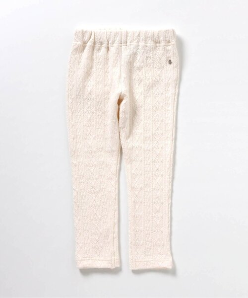 apres les cours（アプレレクール）の「ケーブルレギンス（レギンス/スパッツ・キッズ・アイボリー/ピンク/チャコール・80/90/100/110/120/130）」の13枚目の写真