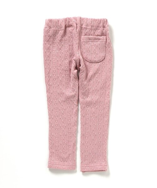 apres les cours（アプレレクール）の「ケーブルレギンス（レギンス/スパッツ・キッズ・アイボリー/ピンク/チャコール・80/90/100/110/120/130）」の15枚目の写真