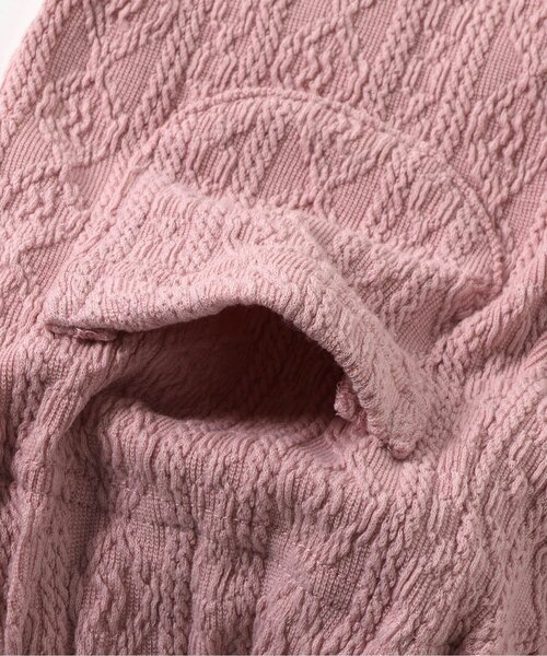 apres les cours（アプレレクール）の「ケーブルレギンス（レギンス/スパッツ・キッズ・アイボリー/ピンク/チャコール・80/90/100/110/120/130）」の18枚目の写真