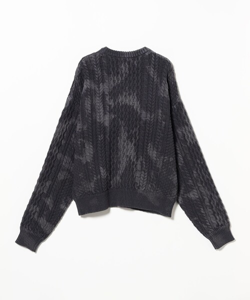 BEAMS（ビームス）の「ワイドショートフィット アランニット（ニット/セーター・メンズ・ブラック系その他4/ベージュ・XL/L/M/S）」の11枚目の写真