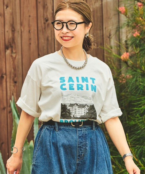 studio CLIP(スタディオクリップ)の「【CLIP BY STAFF】スーベニアロゴTシャツ(Tシャツ/カットソー・レディース・その他8/その他9/ブルー/その他7/チャコール/ベージュ・FREE)」の19枚目の写真