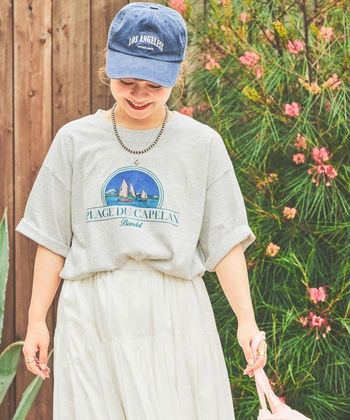 studio CLIP(スタディオクリップ)の「【CLIP BY STAFF】スーベニアロゴTシャツ(Tシャツ/カットソー・レディース・その他8/その他9/ブルー/その他7/チャコール/ベージュ・FREE)」の15枚目の写真