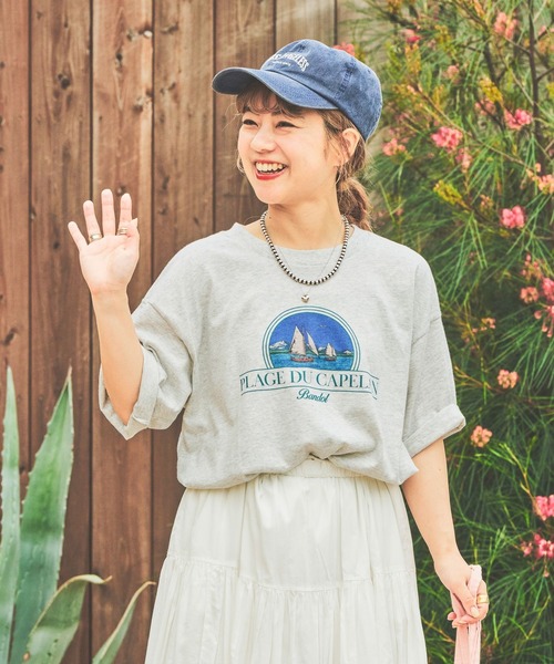 studio CLIP(スタディオクリップ)の「【CLIP BY STAFF】スーベニアロゴTシャツ(Tシャツ/カットソー・レディース・その他8/その他9/ブルー/その他7/チャコール/ベージュ・FREE)」の14枚目の写真