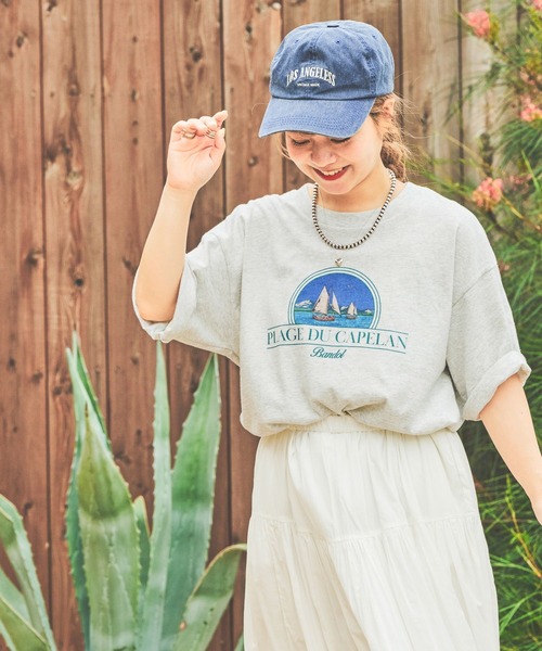 studio CLIP(スタディオクリップ)の「【CLIP BY STAFF】スーベニアロゴTシャツ(Tシャツ/カットソー・レディース・その他8/その他9/ブルー/その他7/チャコール/ベージュ・FREE)」の13枚目の写真