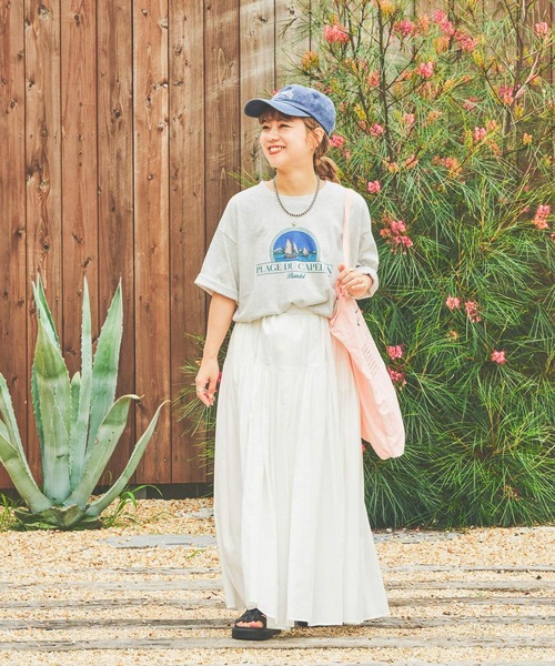 studio CLIP(スタディオクリップ)の「【CLIP BY STAFF】スーベニアロゴTシャツ(Tシャツ/カットソー・レディース・その他8/その他9/ブルー/その他7/チャコール/ベージュ・FREE)」の12枚目の写真