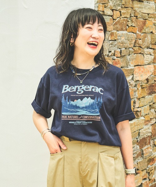 studio CLIP(スタディオクリップ)の「【CLIP BY STAFF】スーベニアロゴTシャツ(Tシャツ/カットソー・レディース・その他8/その他9/ブルー/その他7/チャコール/ベージュ・FREE)」の8枚目の写真