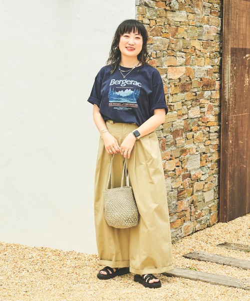 studio CLIP(スタディオクリップ)の「【CLIP BY STAFF】スーベニアロゴTシャツ(Tシャツ/カットソー・レディース・その他8/その他9/ブルー/その他7/チャコール/ベージュ・FREE)」の7枚目の写真