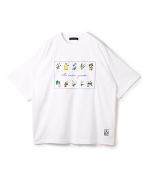 caban | CABaN スビンコットン GREEN SHOWERプリントTシャツ(Tシャツ/カットソー)
