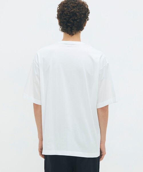 caban（キャバン）の「CABaN スビンコットン GREEN SHOWERプリントTシャツ（Tシャツ/カットソー・メンズ・ブラック系その他/ホワイト系その他・L/M/S）」の8枚目の写真