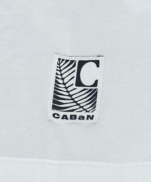 caban（キャバン）の「CABaN スビンコットン GREEN SHOWERプリントTシャツ（Tシャツ/カットソー・メンズ・ブラック系その他/ホワイト系その他・L/M/S）」の11枚目の写真