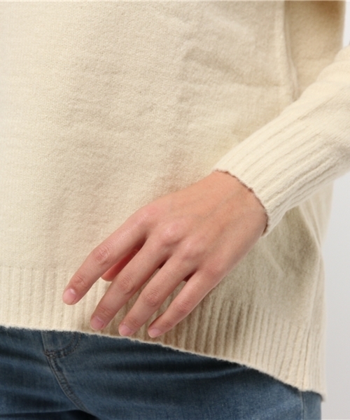 WHO'S WHO gallery（フーズフーギャラリー）の「【A,nam】タートルニット（ニット/セーター・レディース・オフホワイト/グレー/ブラウン・FREE）」の8枚目の写真