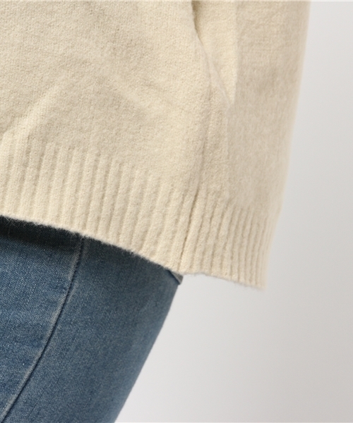 WHO'S WHO gallery（フーズフーギャラリー）の「【A,nam】タートルニット（ニット/セーター・レディース・オフホワイト/グレー/ブラウン・FREE）」の9枚目の写真