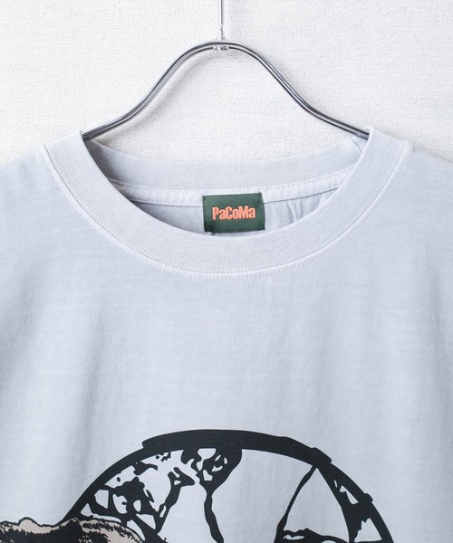 INNOCENT（イノセント）の「【PaCoMa/パコマ】Tyranno saurus TEE (ADULT) ティラノサウルス Tシャツ 大人用（Tシャツ/カットソー・メンズ・スミクロ/サックスブルー/オフホワイト/ライトグレー・MEDIUM/LARGE/X-LARGE）」の14枚目の写真