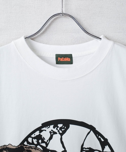 INNOCENT（イノセント）の「【PaCoMa/パコマ】Tyranno saurus TEE (ADULT) ティラノサウルス Tシャツ 大人用（Tシャツ/カットソー・メンズ・スミクロ/サックスブルー/オフホワイト/ライトグレー・MEDIUM/LARGE/X-LARGE）」の22枚目の写真
