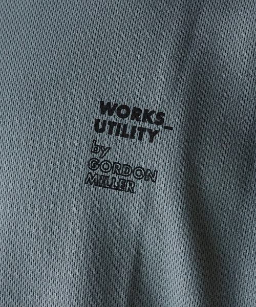 GORDON MILLER（ゴードンミラー）の「GORDON MILLER WORKS_UTILITY  ドライ S/S Tシャツ（Tシャツ/カットソー・メンズ・モスグリーン/グレイッシュベージュ・1/2/0）」の11枚目の写真