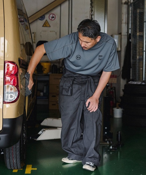 GORDON MILLER（ゴードンミラー）の「GORDON MILLER WORKS_UTILITY  ドライ S/S Tシャツ（Tシャツ/カットソー・メンズ・モスグリーン/グレイッシュベージュ・1/2/0）」の8枚目の写真